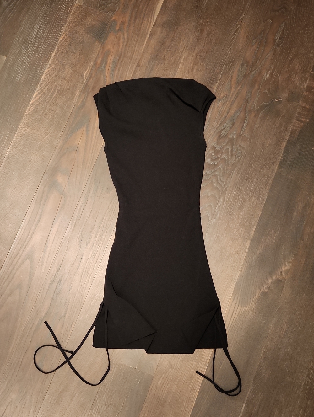 Lioness Original Sin XS Mini Dress In Onyx